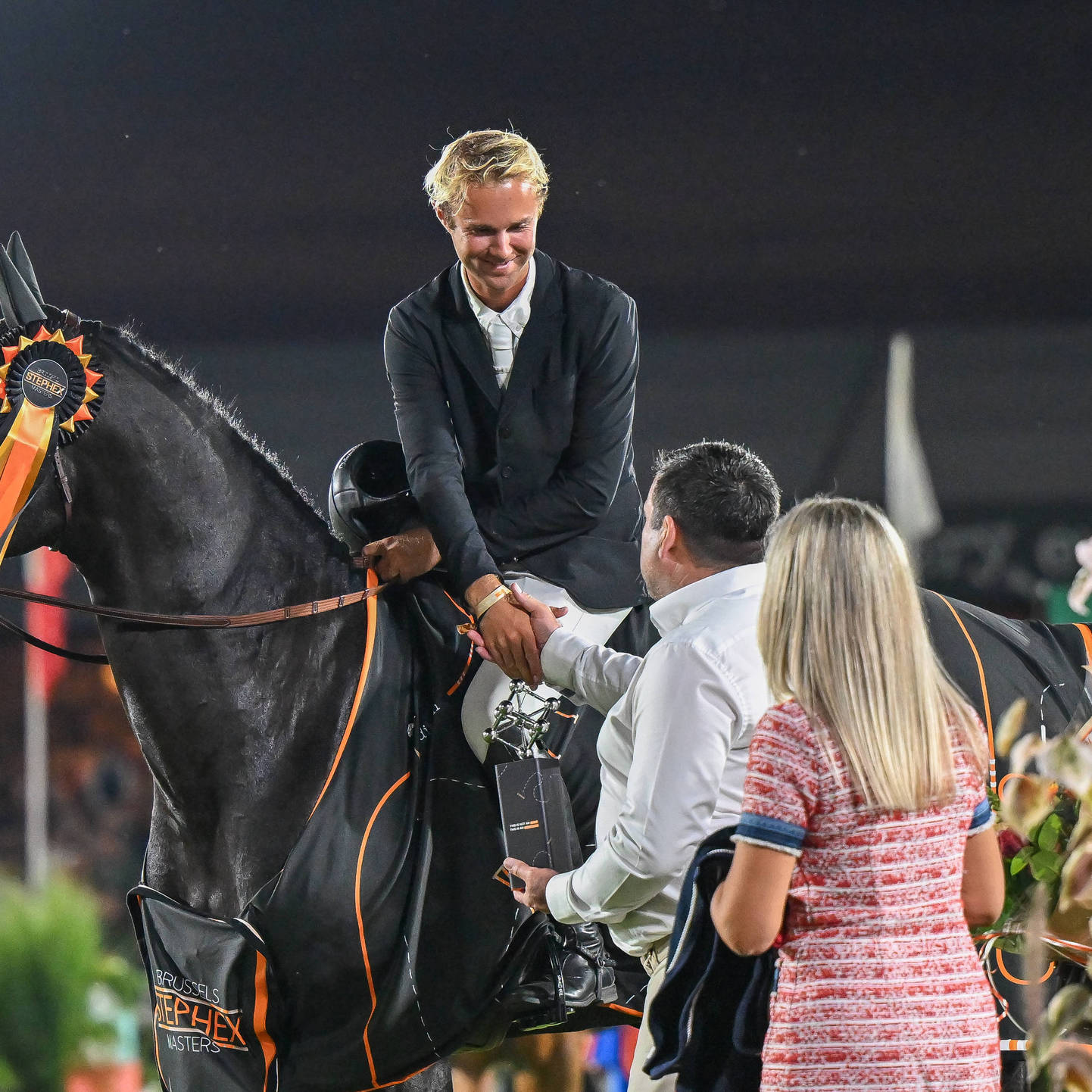 Gilles Thomas, ambassadeur de la Rolex Series et gagnant de l'épreuve CSIO5* de jeudi