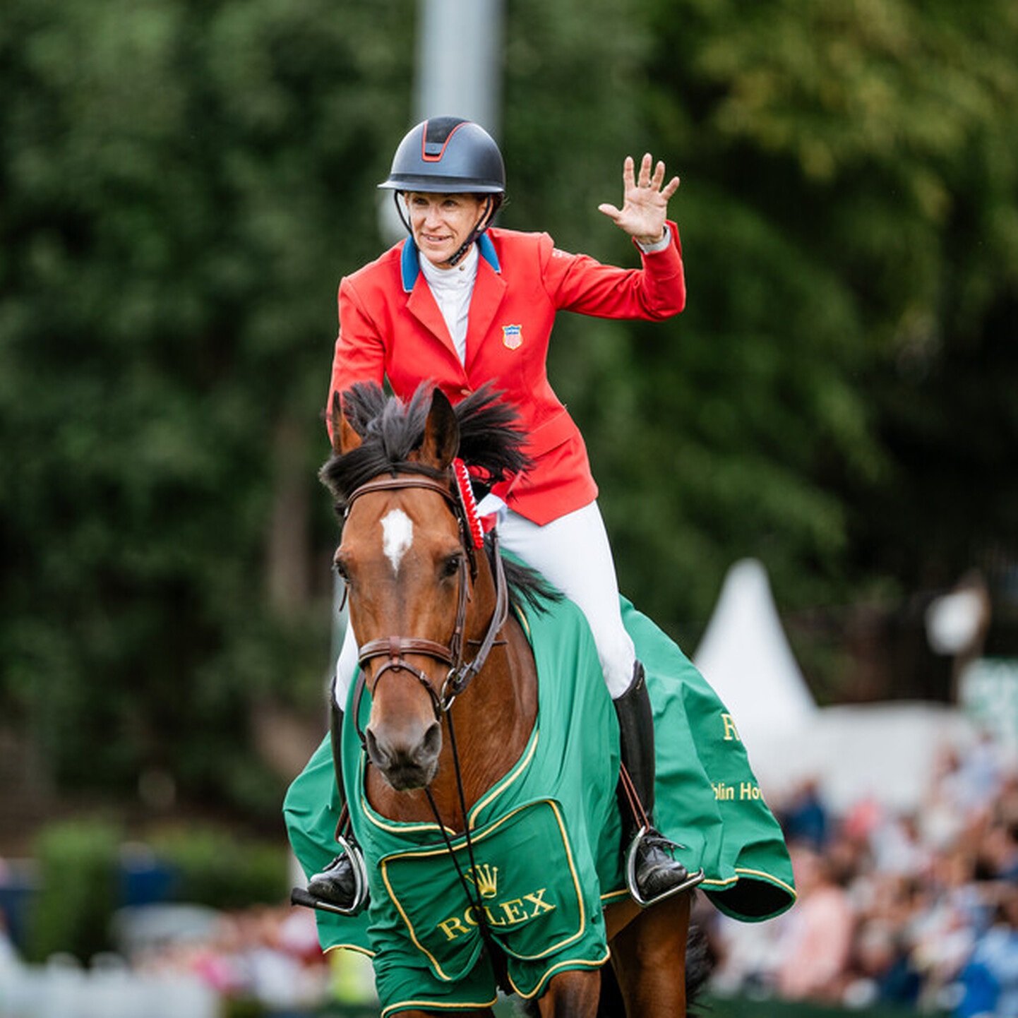 Laura Kraut - Gagnant du Rolex Grand Prix d'Irlande 2025 avec Bisquetta