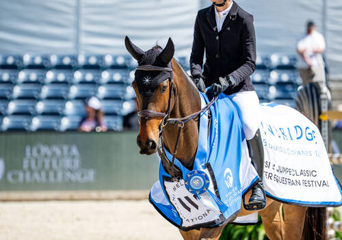 A home win for Charlotte Jacobs and Rincoola Milsean in the second