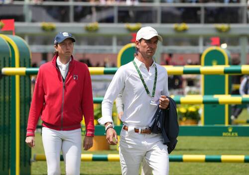 grand prix; course walk; 640, LEONE JEI, Martin FUCHS; 642, DYNAMIX DE BELHEME, Steve GUERDAT; Sportfot