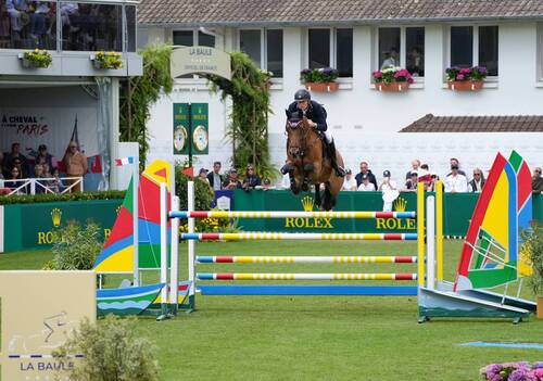 Grand Prix; Max Kuhner & Elektric Blue P. Photo (C) Rolex/Sportfot