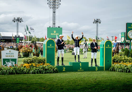 Nina Mallevaey crowns a magical week with victory in the Rolex Grand Prix presented by Audi