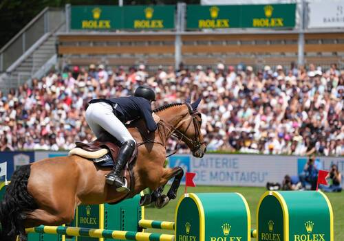 Grand Prix; Max Kuhner & Elektric Blue P. Photo (C) Rolex/Sportfot