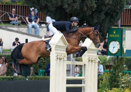 Grand Prix; Max Kuhner & Elektric Blue P. Photo(c) Rolex/Sportfot