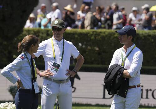 Grand Prix; course walk;  Giulia Martinengo Marquet;  Steve Guerdat; Photo(c) Rolex/Sportfot