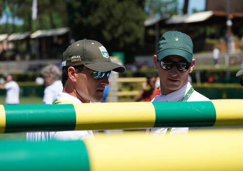 Grand Prix; course walk;Olivier Philippaerts, Daniel Deusser. Photo(c) Rolex/Sportfot