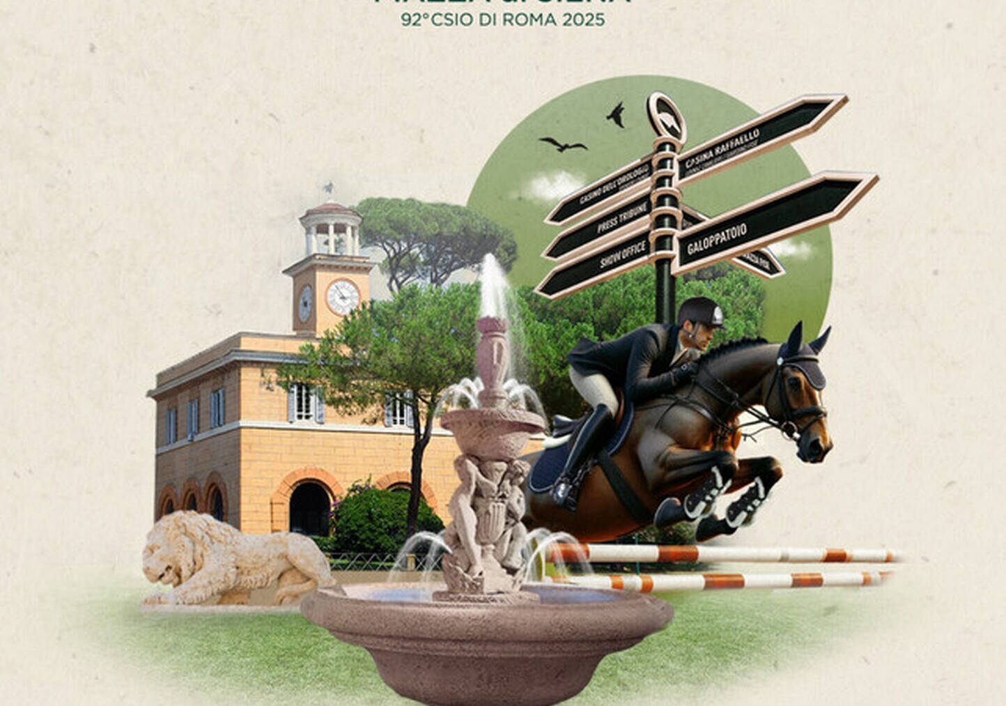 THE ETERNAL CITY WELCOMES THE ROLEX SERIES 2025 : ALL EYES ON CSIO ROMA - PIAZZA DI SIENA
