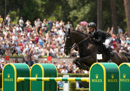 Roma 28 maggio 2023
Italia Polo Challenge
Competition 10 - CSIO5* Grand Prix Two Rounds (273.4.3) - 1.60m
ROME ROLEX GRAND PRIX
Antonio Maria Garofalo ITA Conquestador
© foto di Simone Ferraro / Sport e Salute