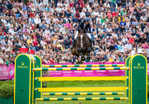 Jumping de Dinard 2023. Rolex Grand Prix Ville de Dinard. 
Megane MOISSONNIER (FRA). CORDIAL
© Images'Inn Photographie