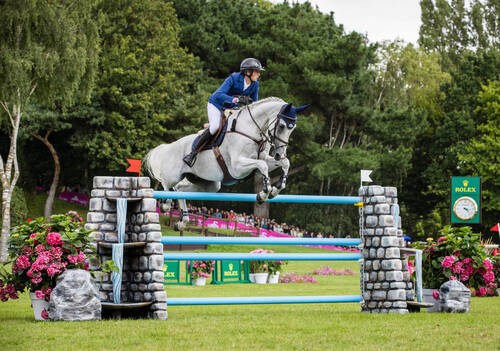Jumping de Dinard 2023. Rolex Grand Prix Ville de Dinard. 
Martin FUCHS (SUI). LEONE JEI 
© Images'Inn Photographie