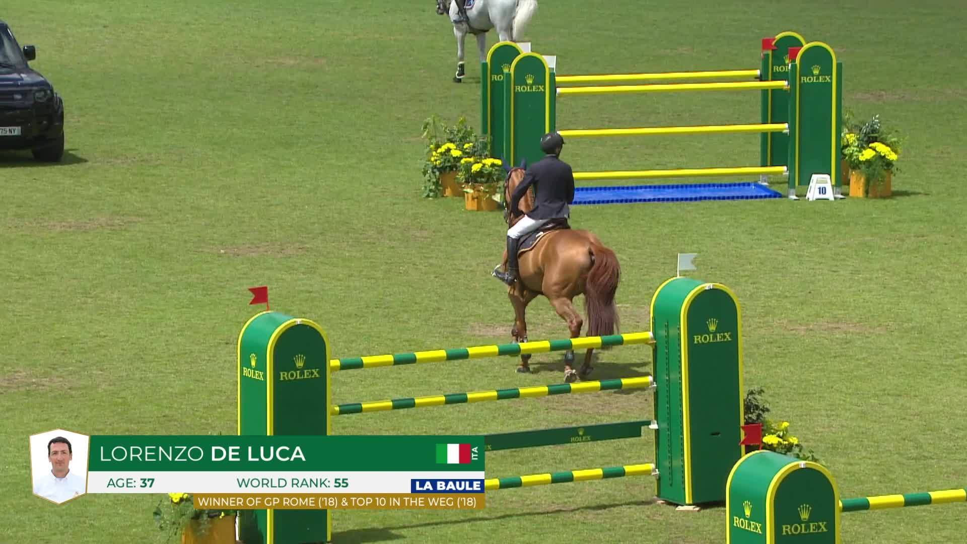 Lorenzo De Luca avec Denver de Talma - Jumping International CSIO5* - CSI1* 2024 - Manche 1