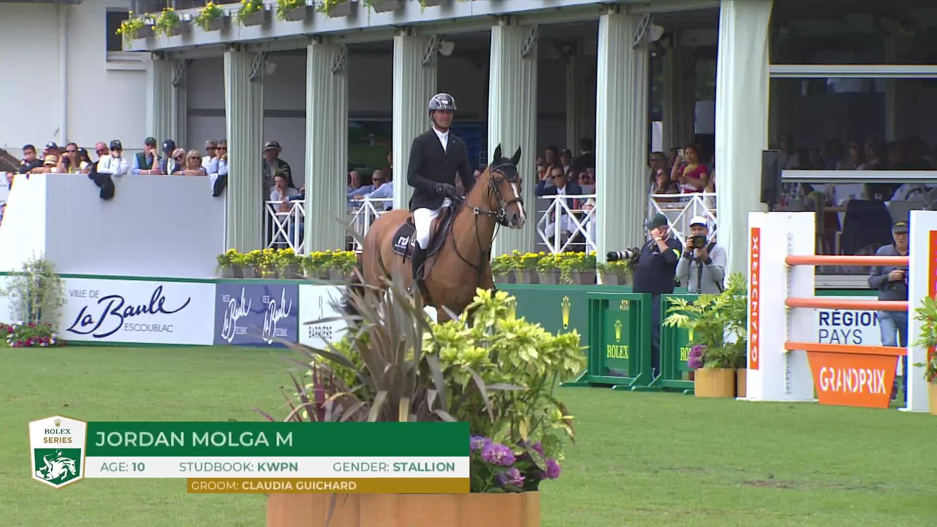 Nicolas Delmotte avec Jordan Molga M - Jumping International CSIO5* - CSI1* 2024 - Manche 1