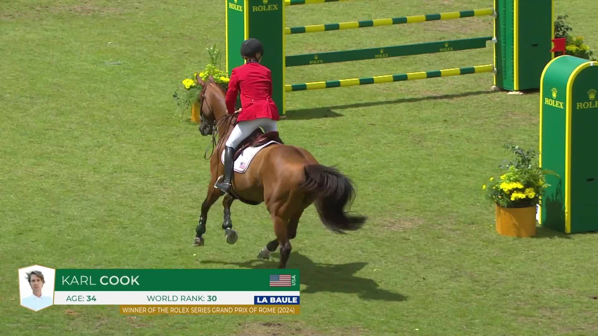 Karl Cook avec Caracole de la Roque - Jumping International CSIO5* - CSI1* 2024 - Manche 1