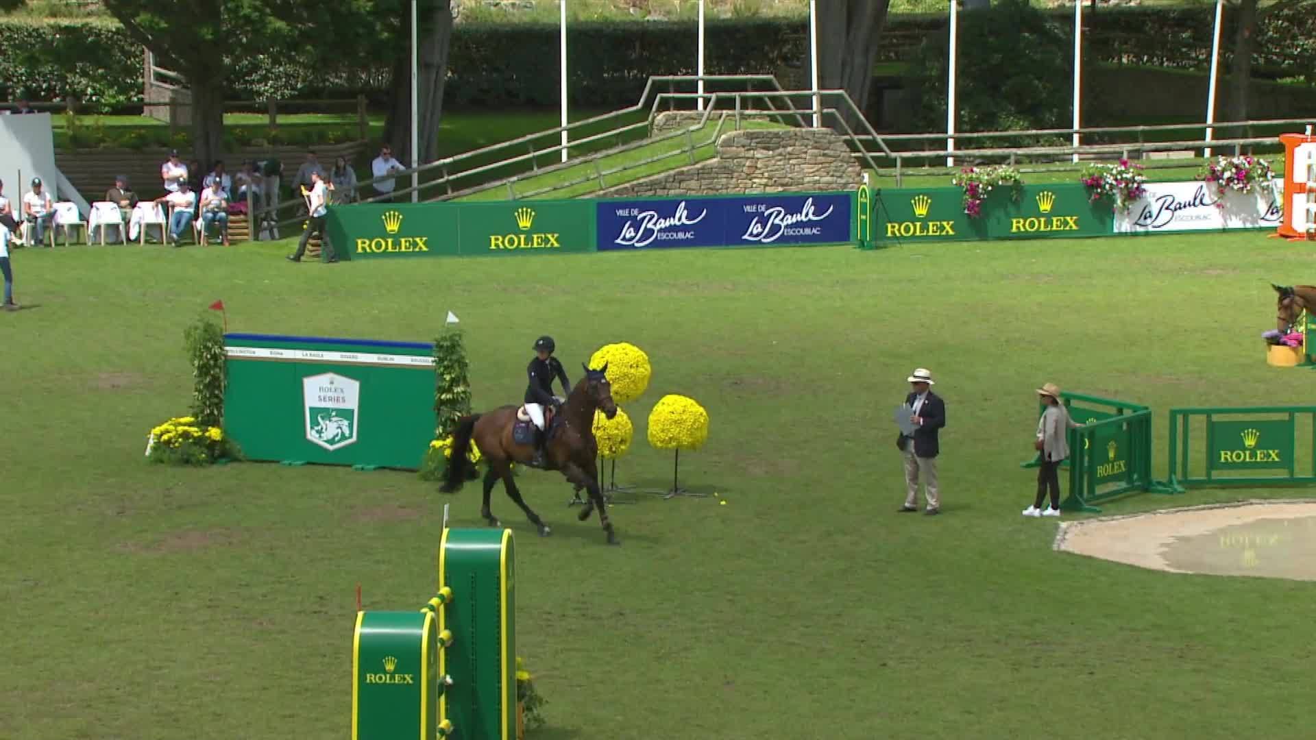 Jeanne Sadran avec Dexter de Kerglenn - Jumping International CSIO5* - CSI1* 2024 - Manche 1