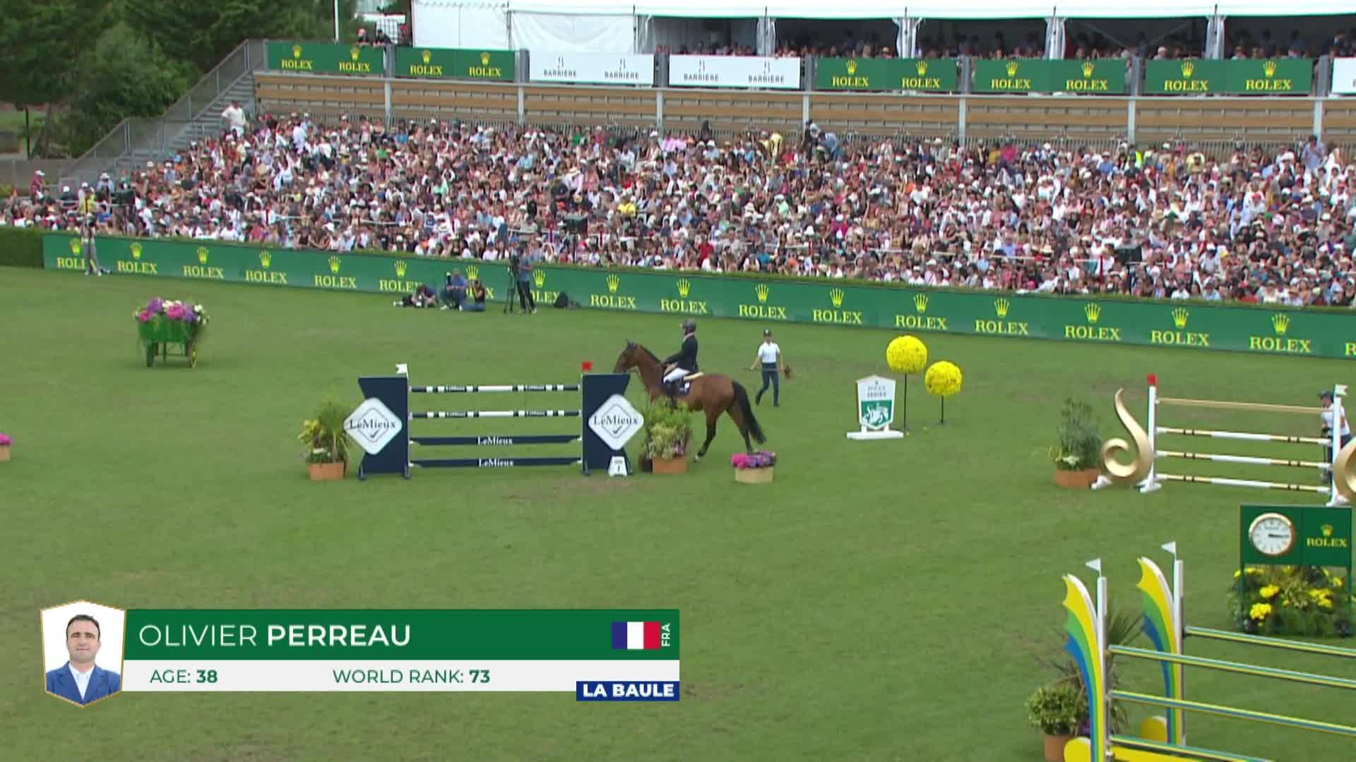 Olivier Perreau avec GL events Dorai d'Aiguilly - Jumping International CSIO5* - CSI1* 2024 - Manche 1