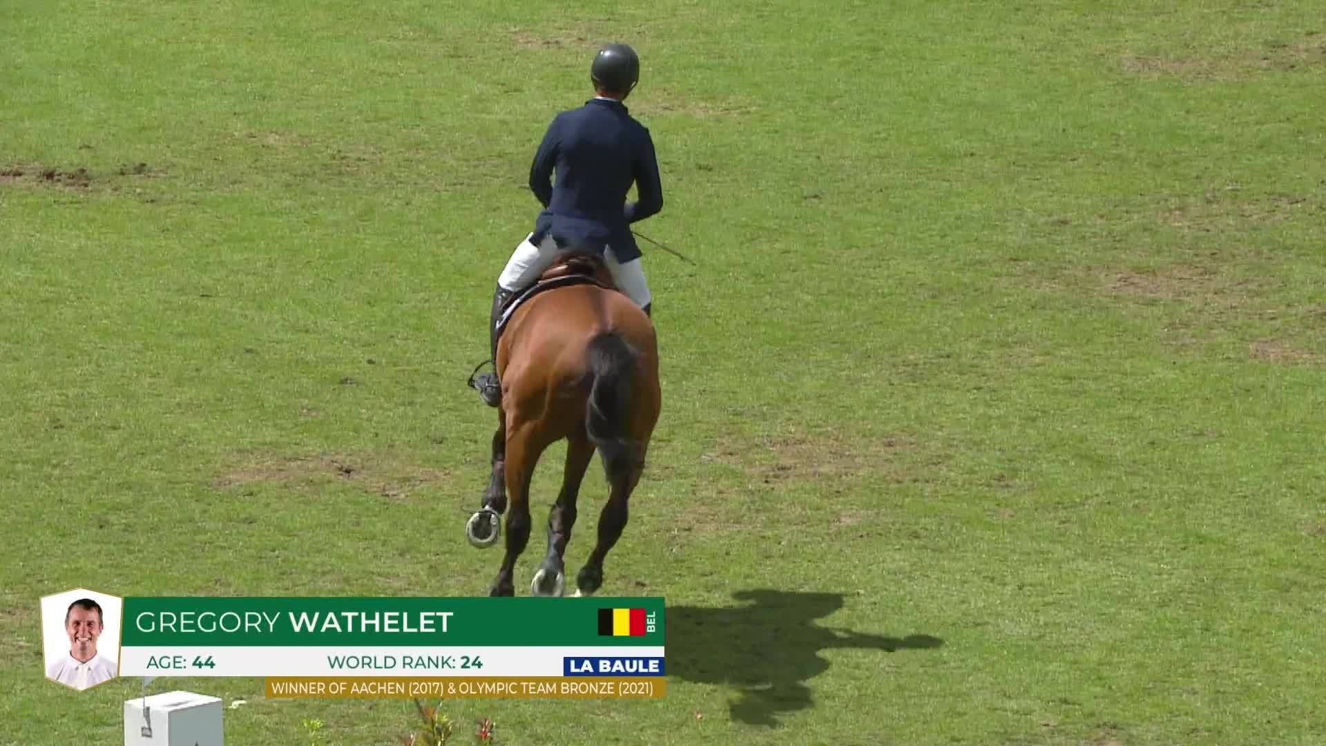 Gregory Wathelet avec Bond Jamesbond de Hay - Jumping International CSIO5* - CSI1* 2024 - Manche 1