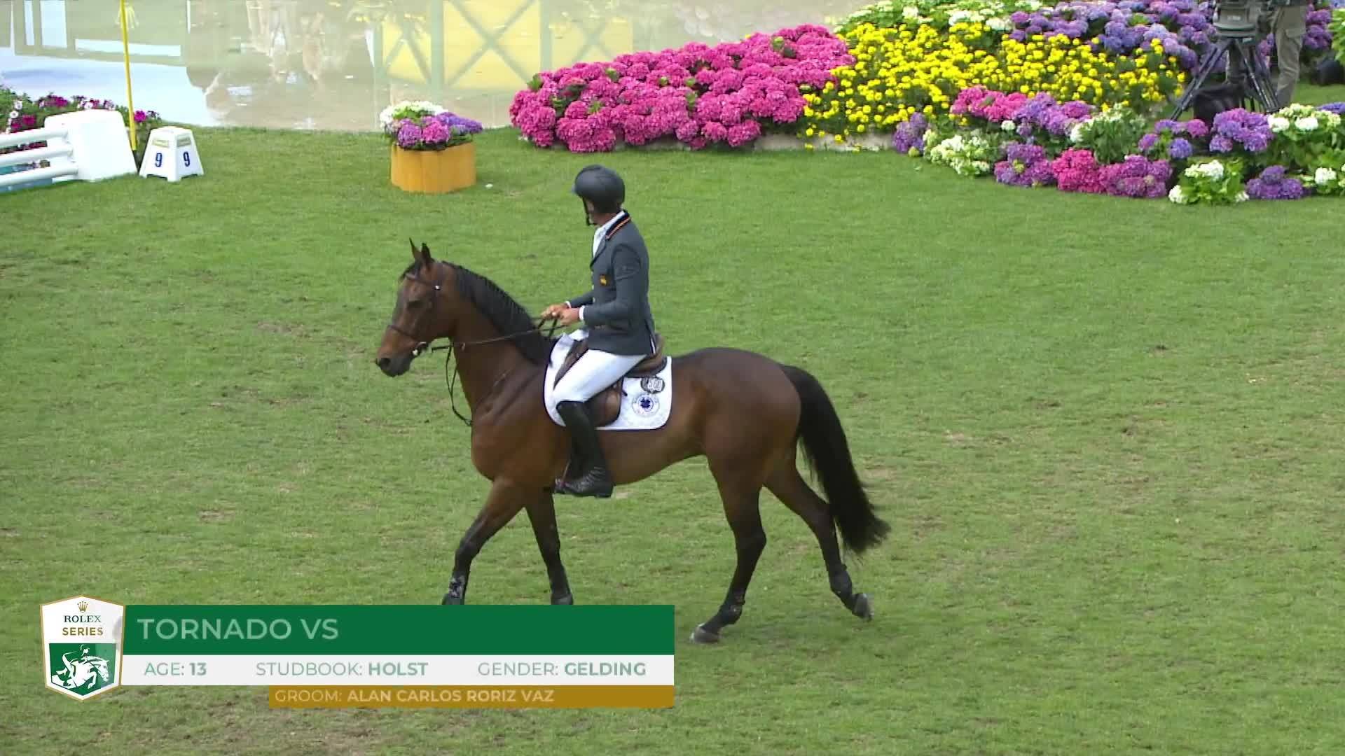 Armando Trapote avec Tornado Vs - Jumping International CSIO5* - CSI1* 2024 - Manche 1
