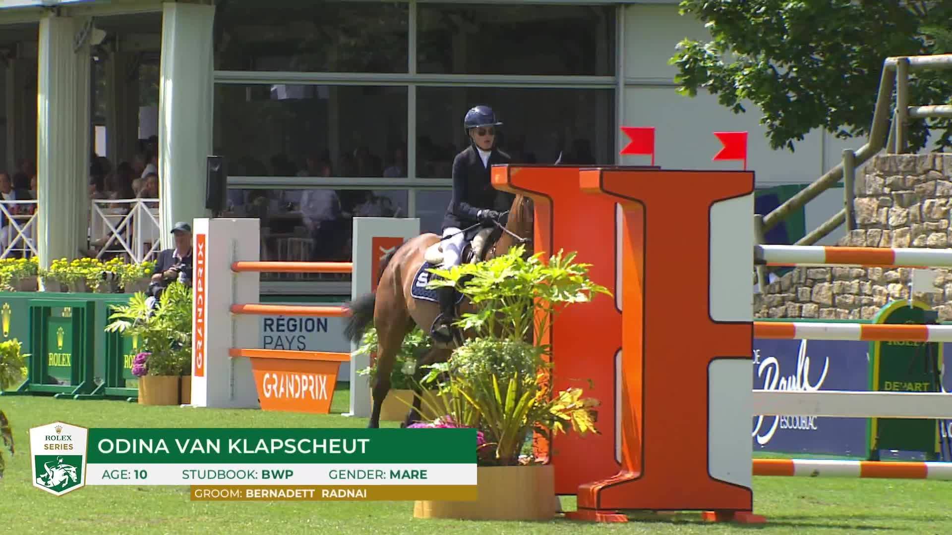 Petronella Andersson avec Odina Van Klapscheut - Jumping International CSIO5* - CSI1* 2024 - Manche 1