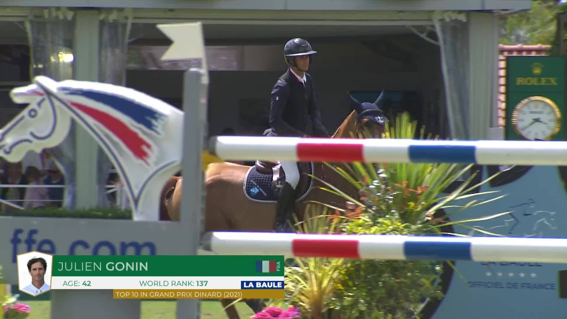 Julien Gonin avec Caprice de Guinfard - Jumping International CSIO5* - CSI1* 2024 - Manche 1