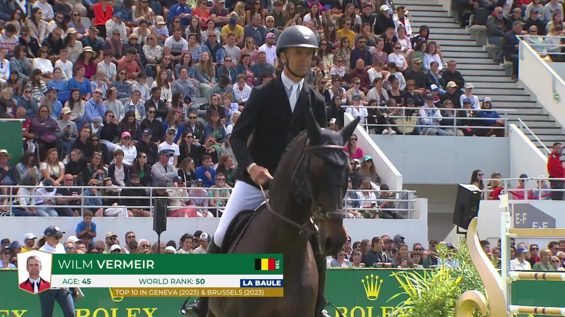 Wilm Vermeir avec Iq Van Het Steentje - Jumping International CSIO5* - CSI1* 2024 - Manche 1