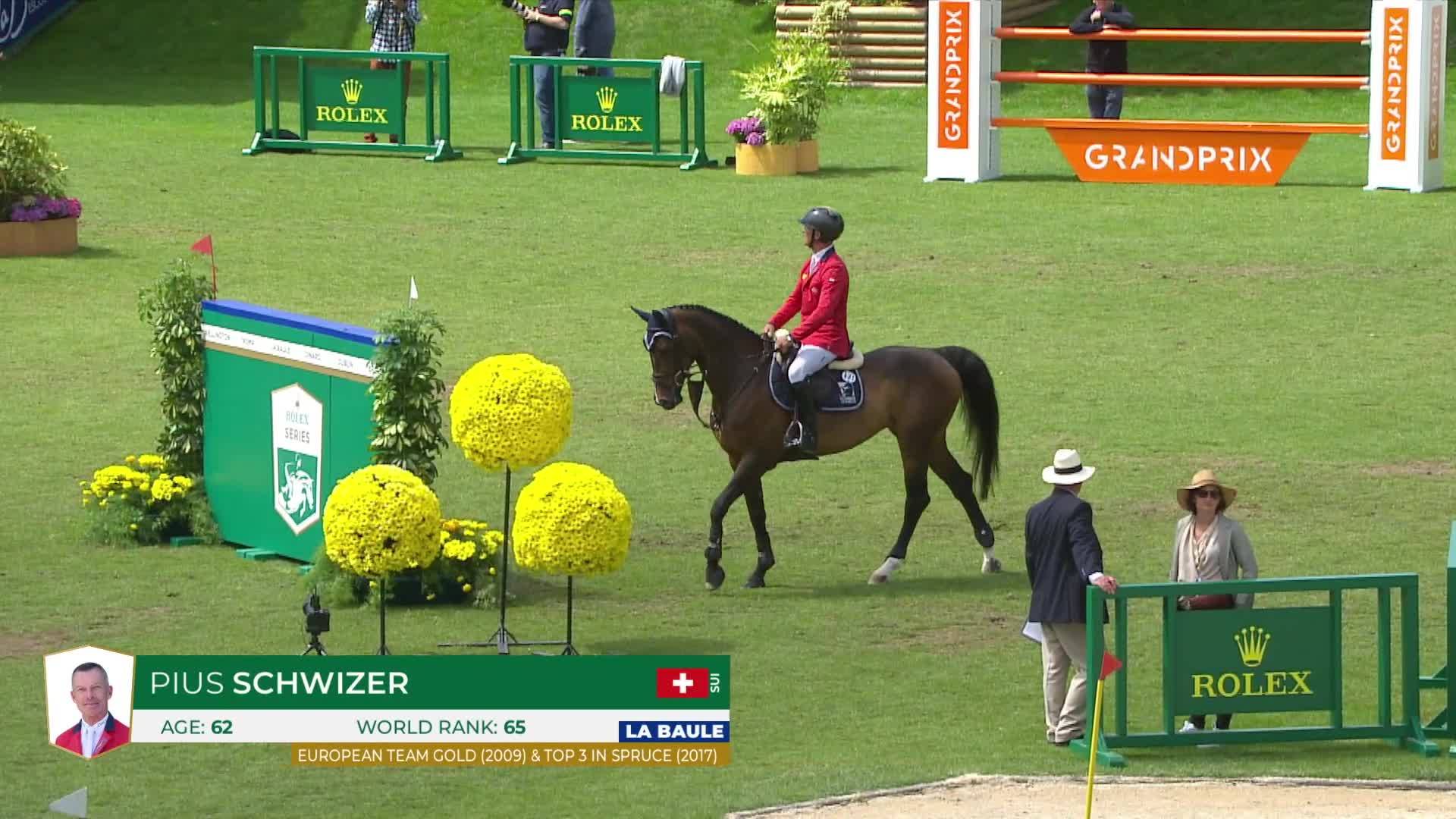 Pius Schwizer avec Scarlina de Tiji Z - Jumping International CSIO5* - CSI1* 2024 - Manche 1