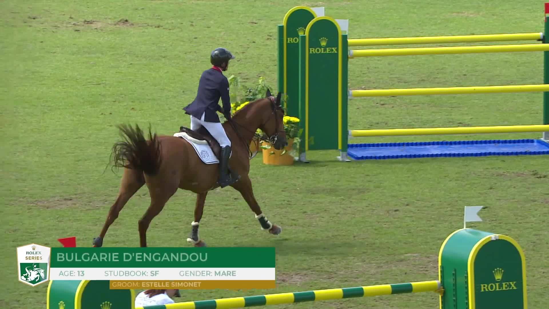 Nicolas Layec avec Bulgarie d'Engandou - Jumping International CSIO5* - CSI1* 2024 - Manche 1