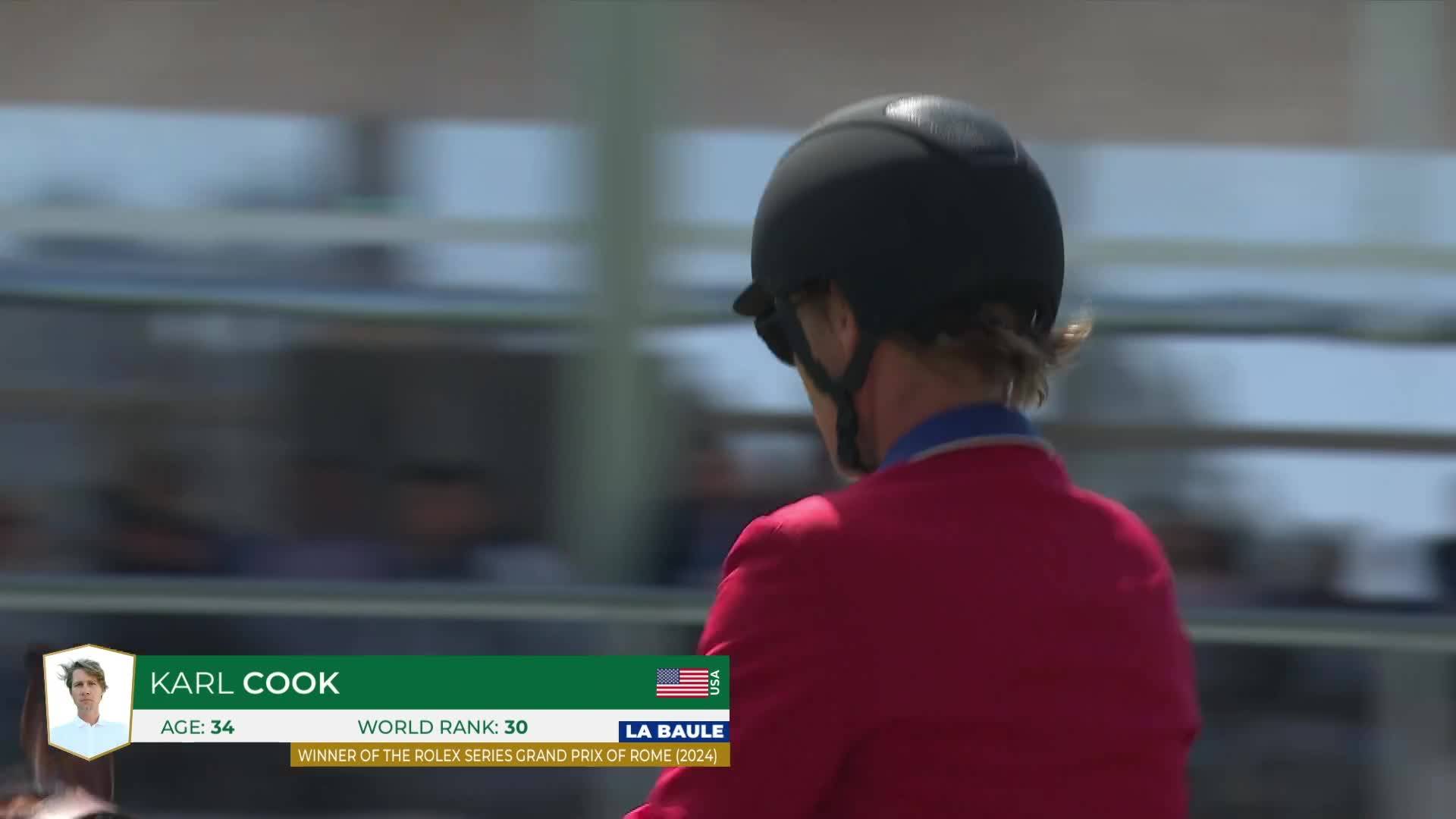 Karl Cook avec Caracole de la Roque - Jumping International CSIO5* - CSI1* 2024 - Barrage