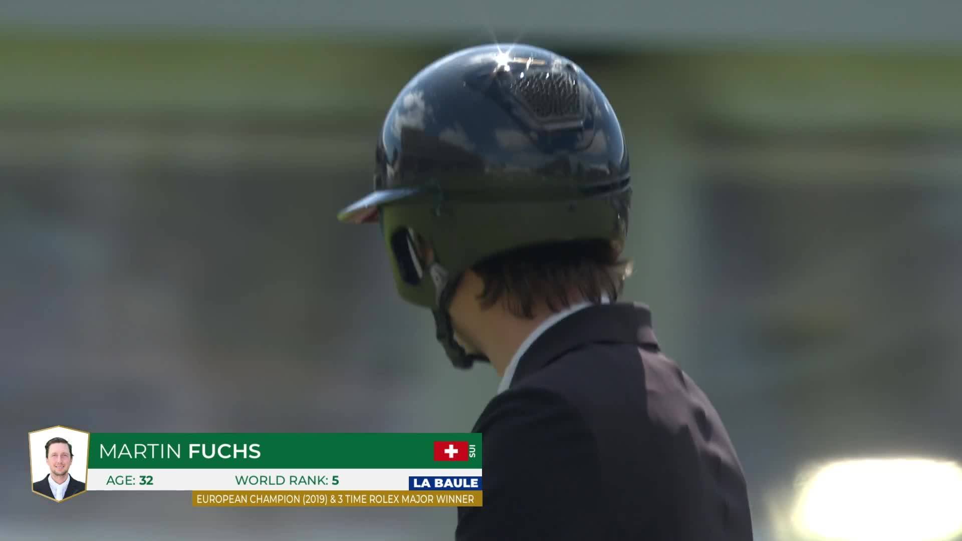 Martin Fuchs avec Leone Jei - Jumping International CSIO5* - CSI1* 2024 - Barrage