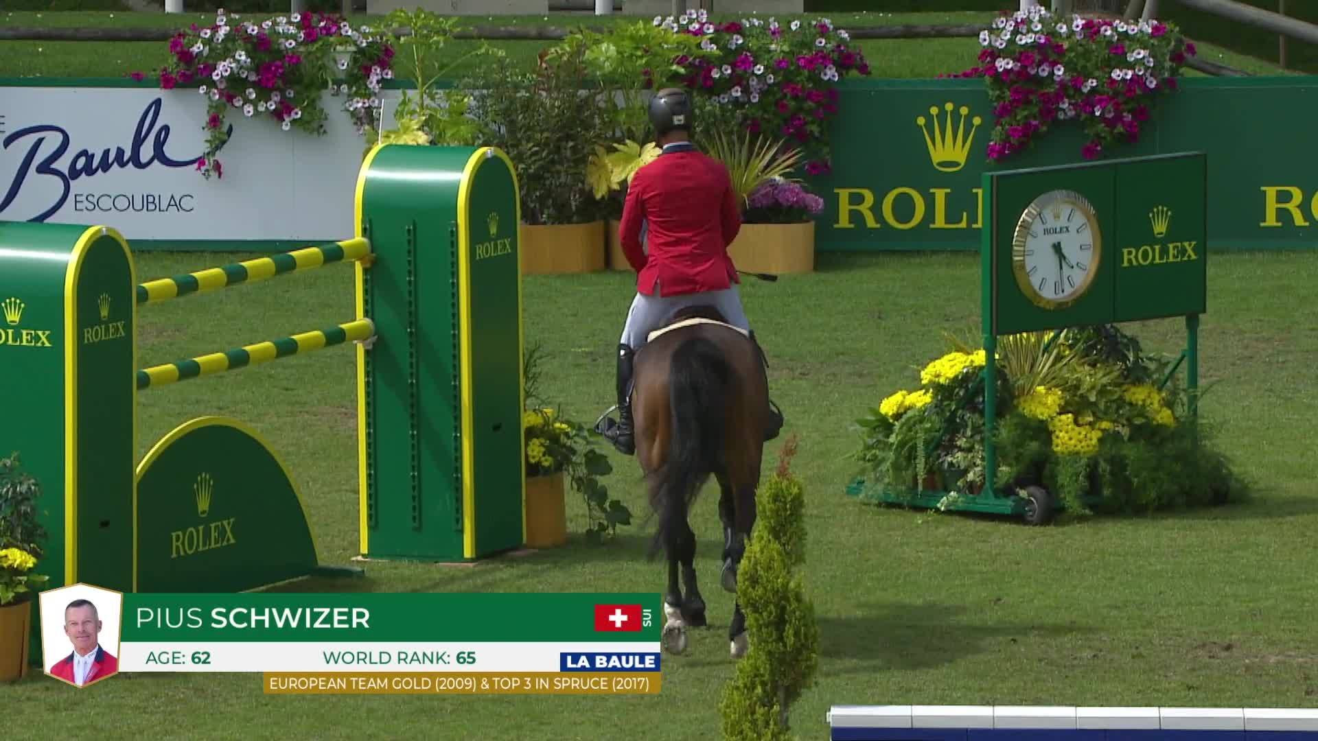 Pius Schwizer avec Scarlina de Tiji Z - Jumping International CSIO5* - CSI1* 2024 - Barrage