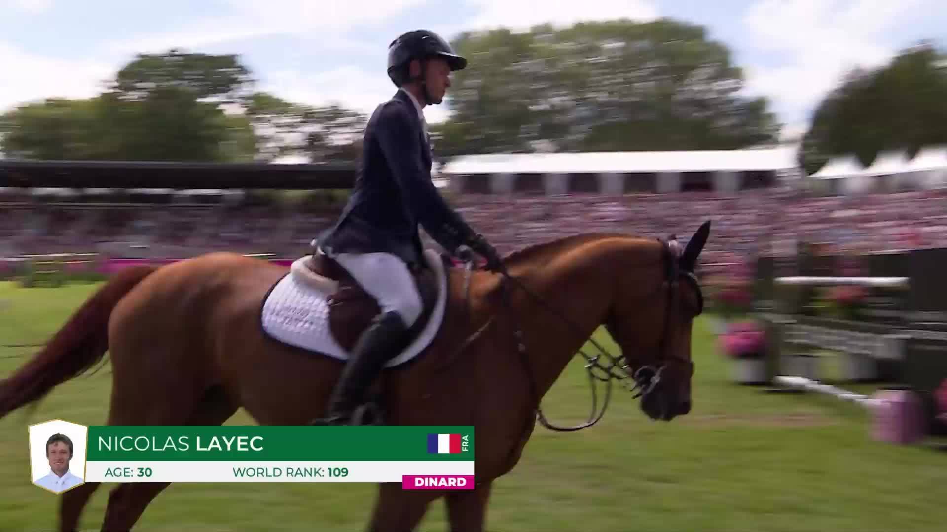 Nicolas Layec avec Bulgarie d'Engandou - CSI 5* Dinard 2024 - Parcours initial
