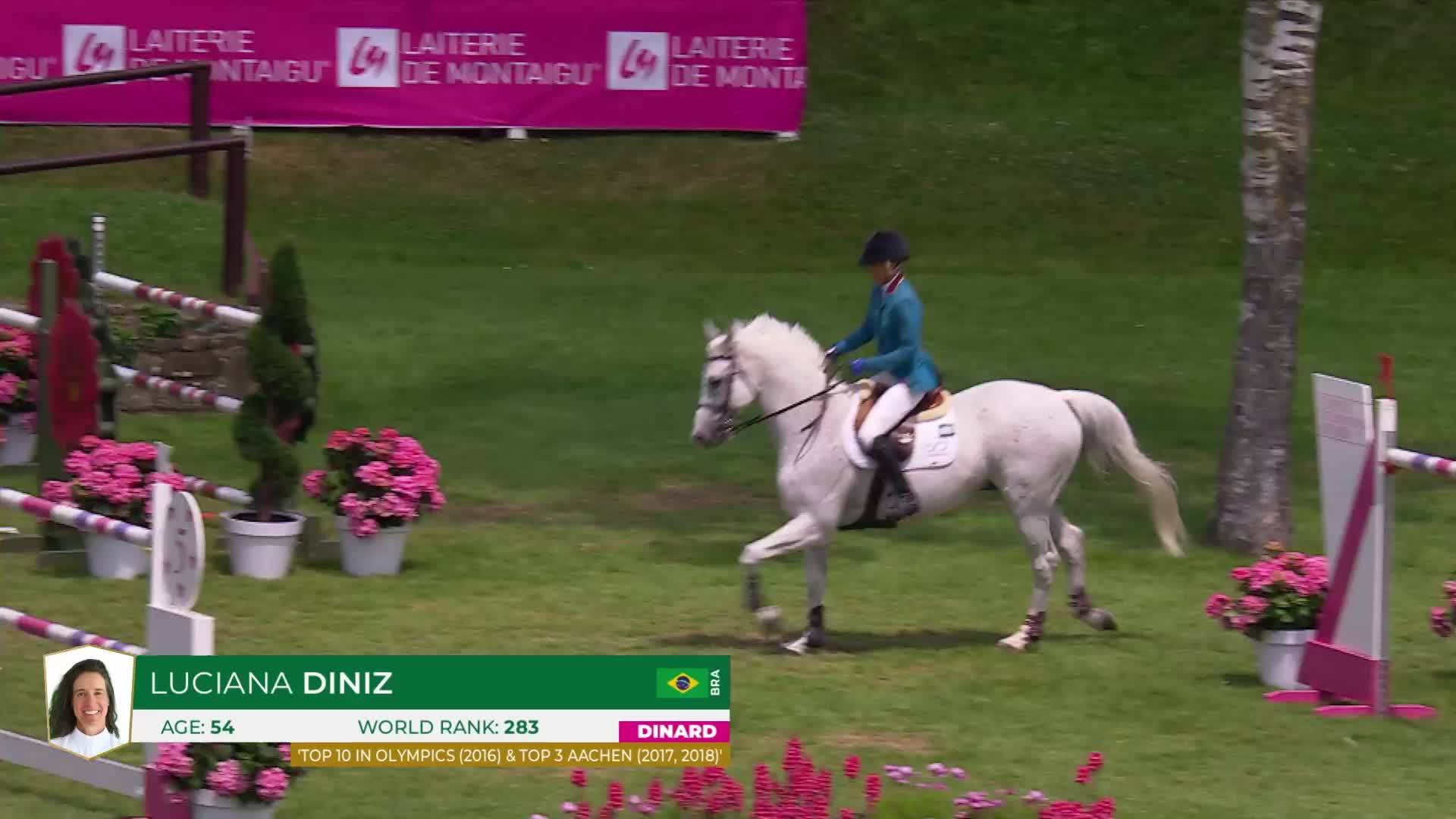 Luciana Diniz avec Vertigo du Desert - CSI 5* Dinard 2024 - Parcours initial