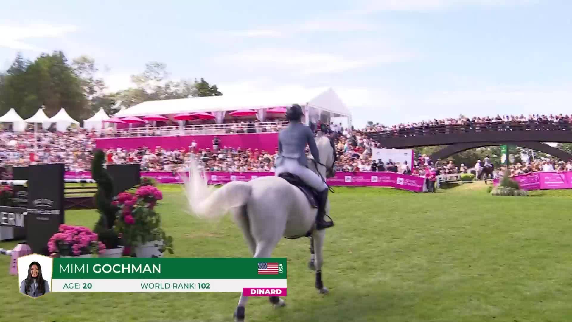 Mimi Gochman avec Cosmos Bh - CSI 5* Dinard 2024 - Parcours initial