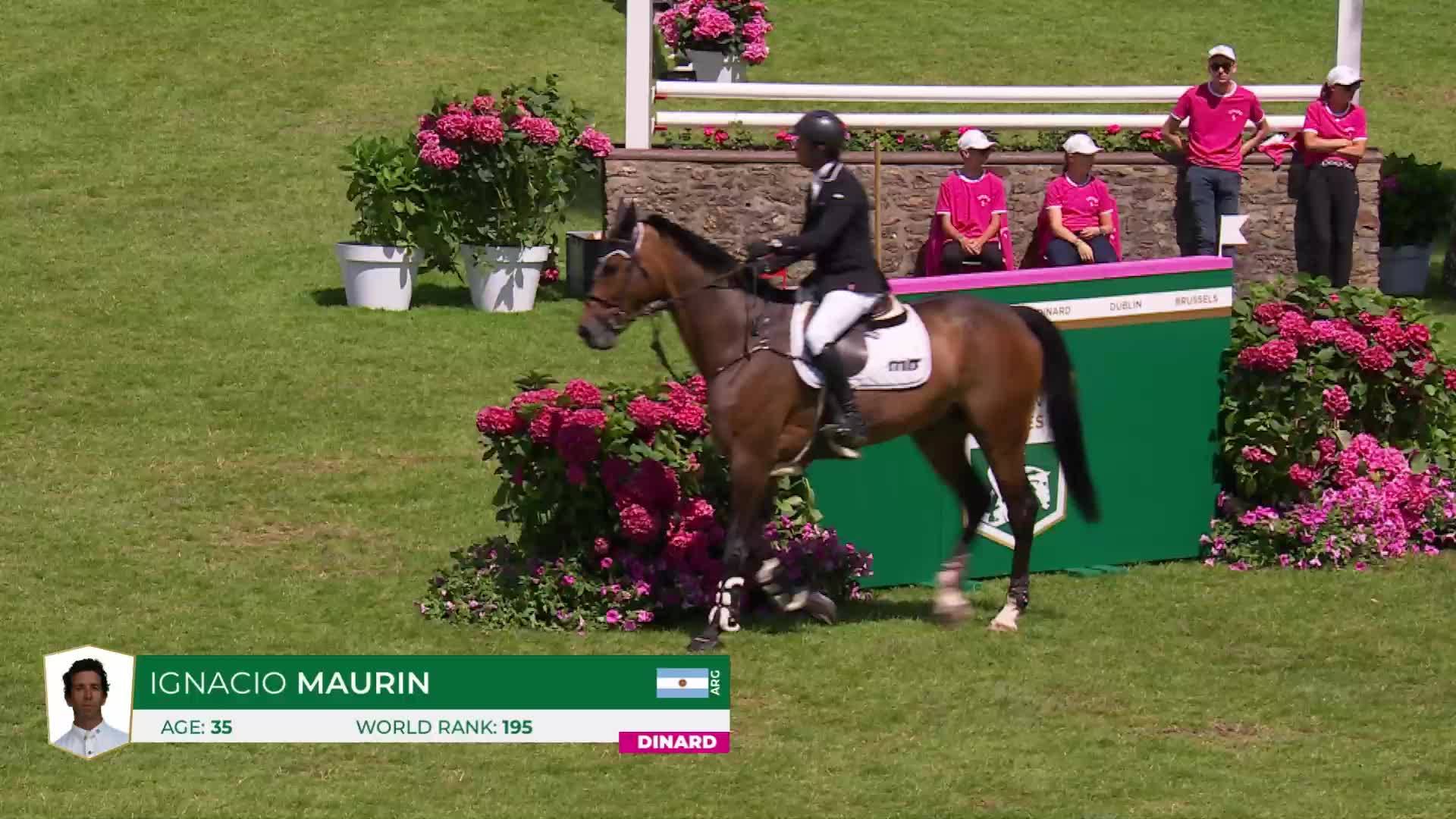 Ignacio Maurin avec Conchado - CSI 5* Dinard 2024 - Parcours initial