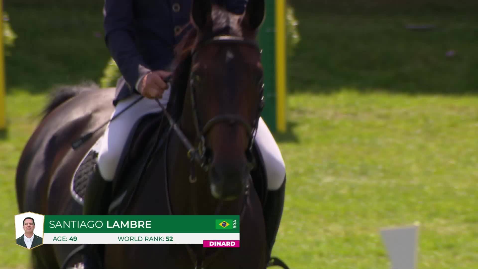Santiago Lambre avec Corina Blue - CSI 5* Dinard 2024 - Parcours initial