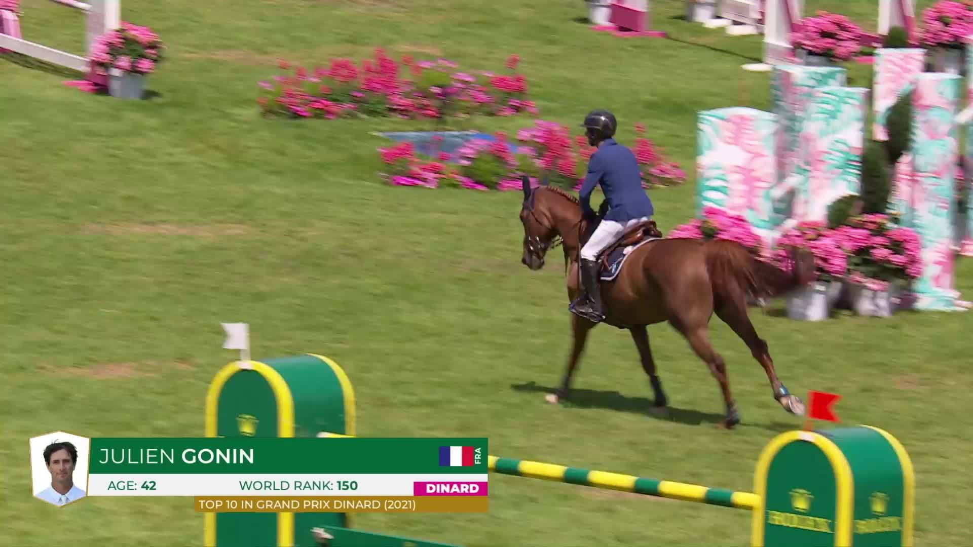 Julien Gonin avec Caprice de Guinfard - CSI 5* Dinard 2024 - Parcours initial