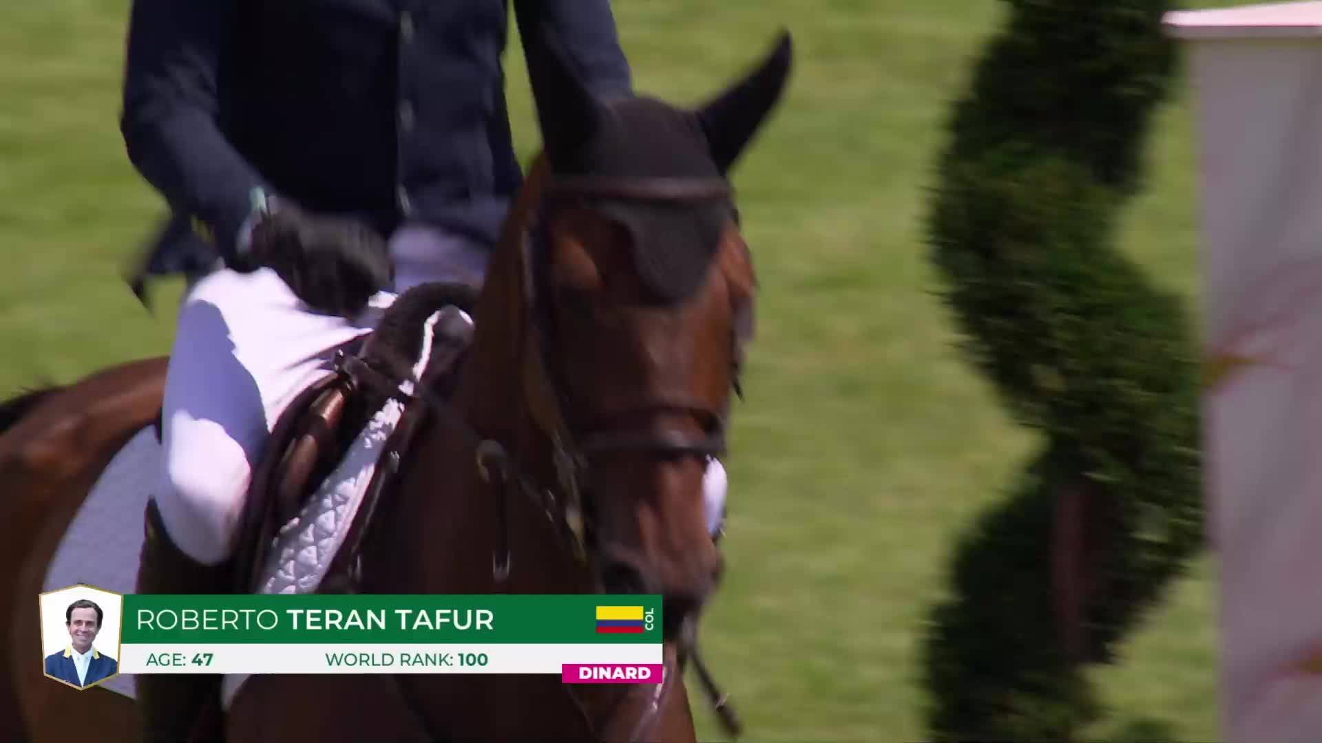 Roberto Teran Tafur avec Dez' Ooktoff - CSI 5* Dinard 2024 - Parcours initial