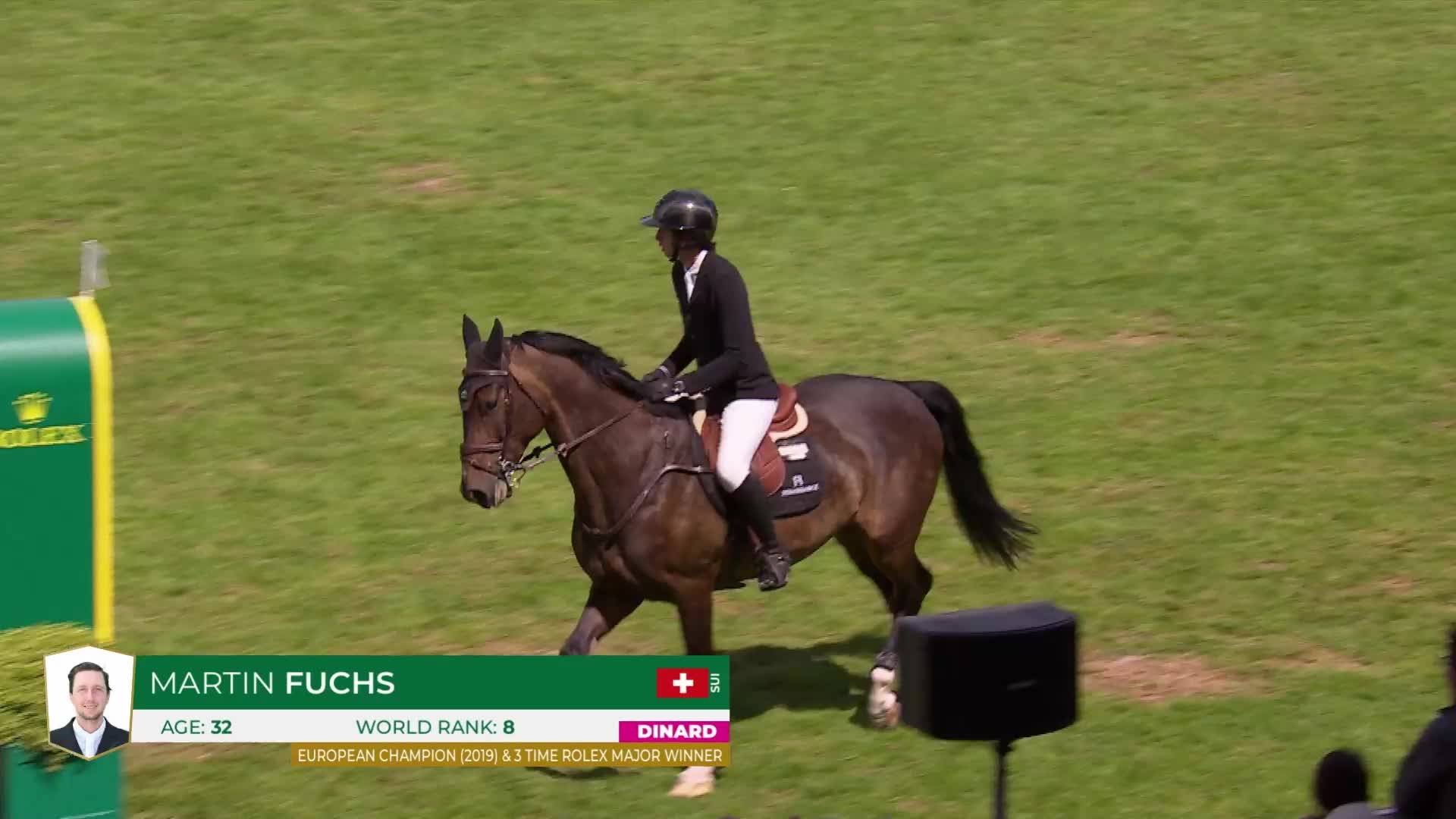 Martin Fuchs avec Conner Jei - CSI 5* Dinard 2024 - Parcours initial