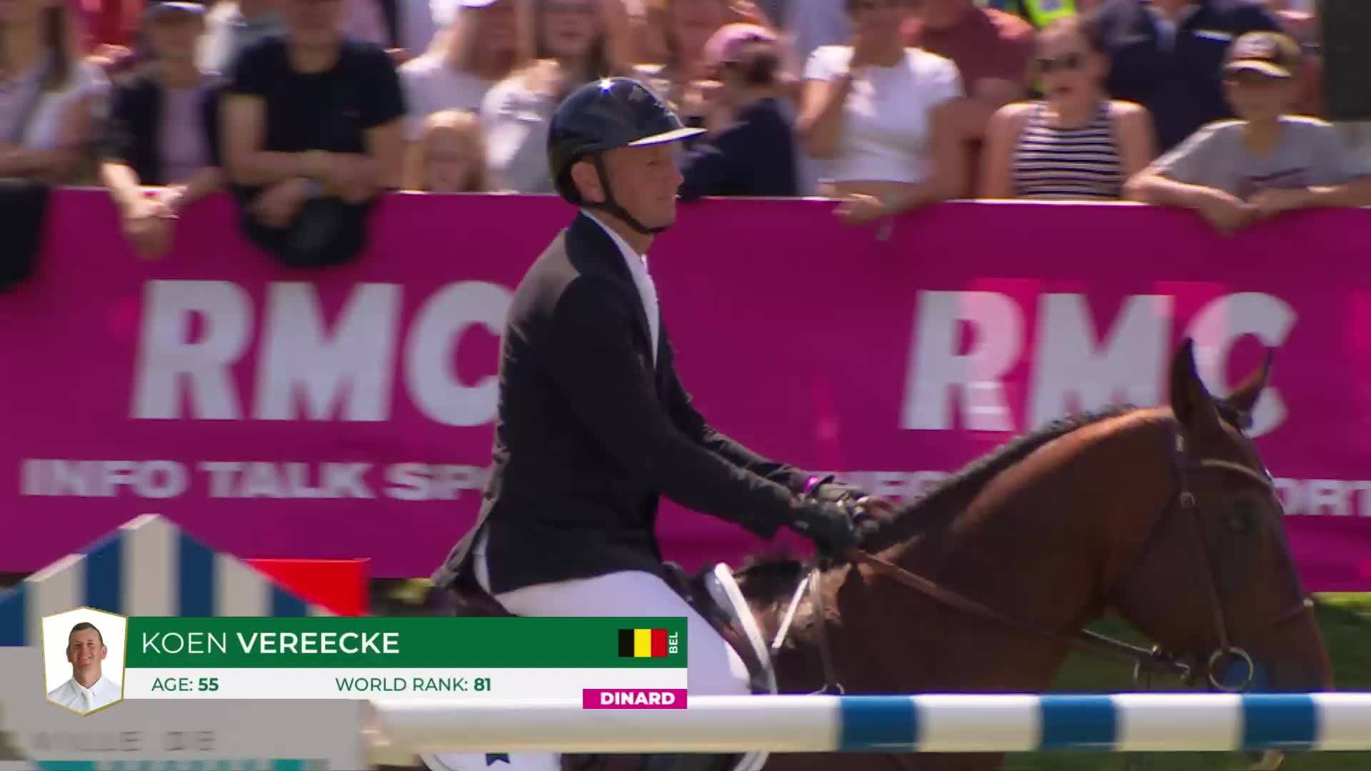 Koen Vereecke avec Kasanova de la Pomme - CSI 5* Dinard 2024 - Parcours initial