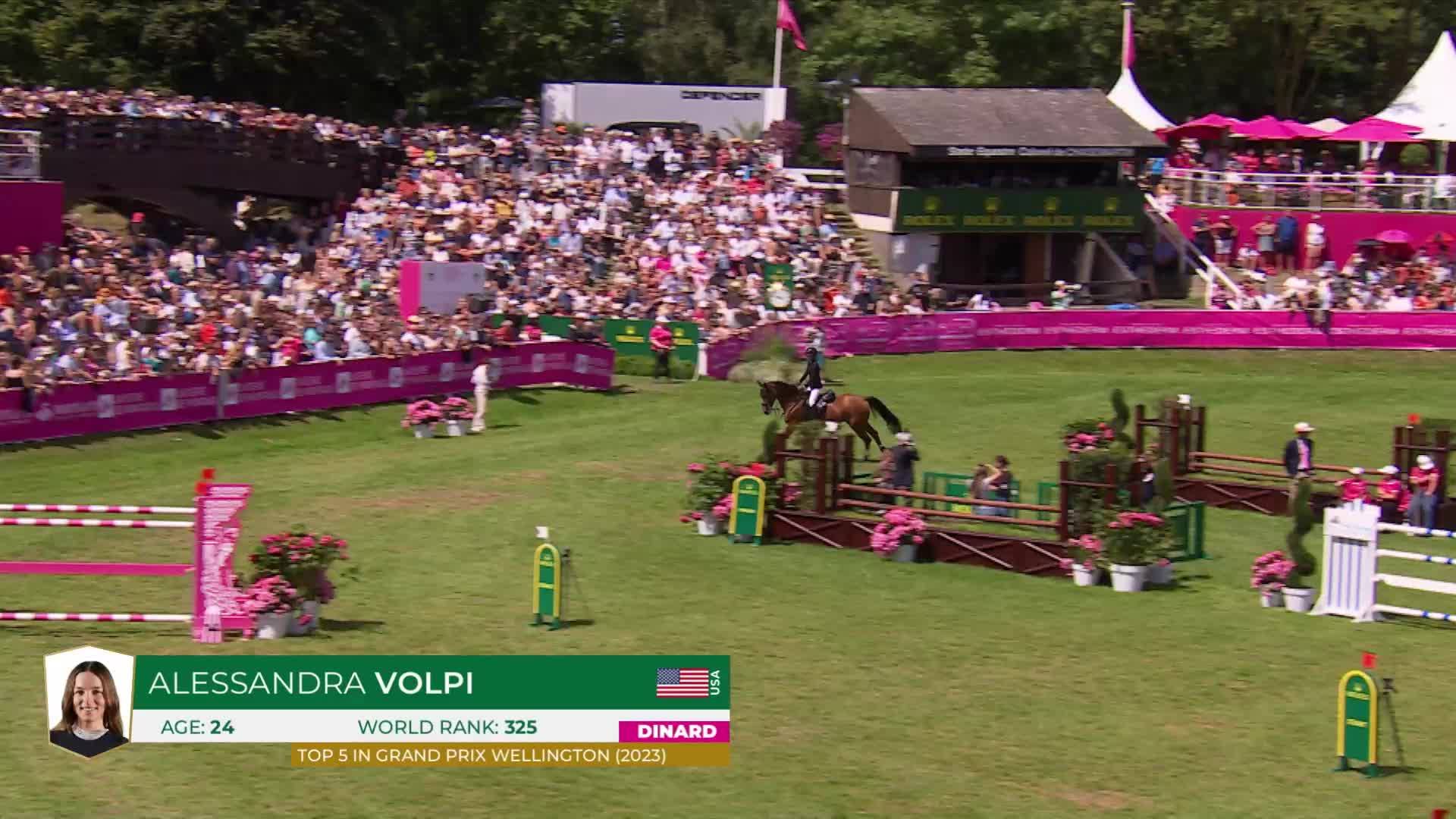 Laura Kraut avec Bisquetta - CSI 5* Wellington 2025 - Manche 1
