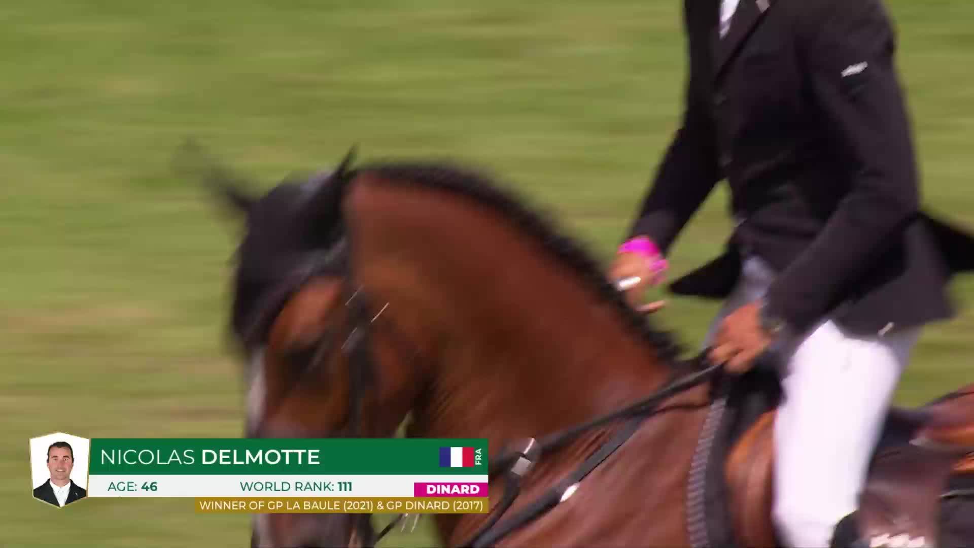 Nicolas Delmotte avec Jordan Molga M - CSI 5* Dinard 2024 - Parcours initial