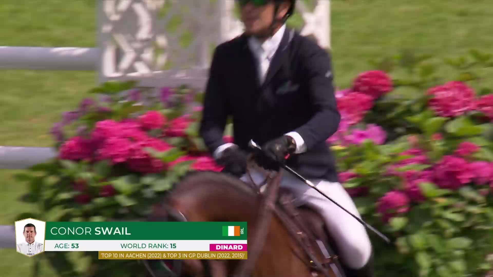 Conor Swail avec Casturano - CSI 5* Dinard 2024 - Parcours initial