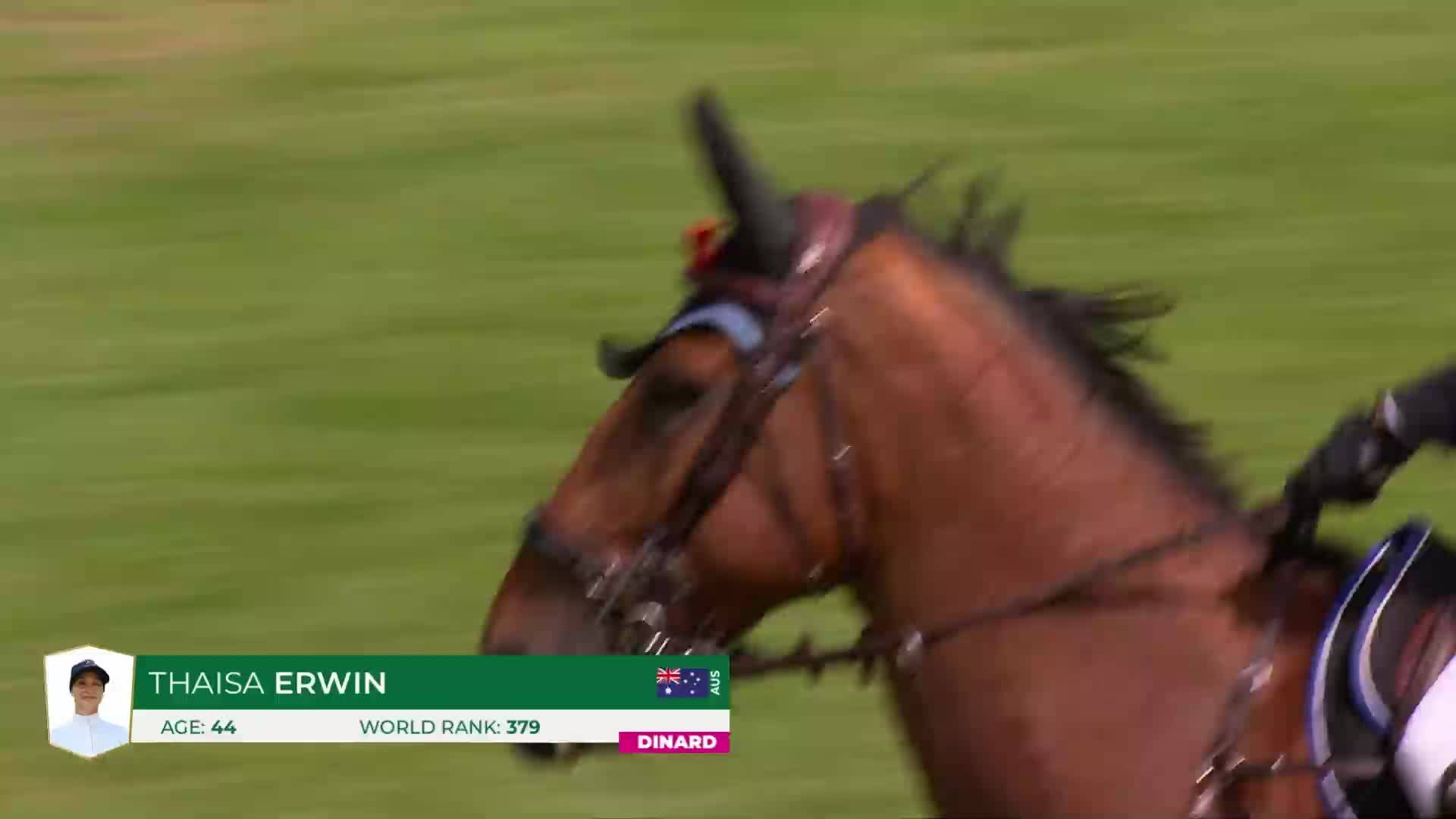 Thaisa Erwin avec High Star Hero - CSI 5* Dinard 2024 - Parcours initial