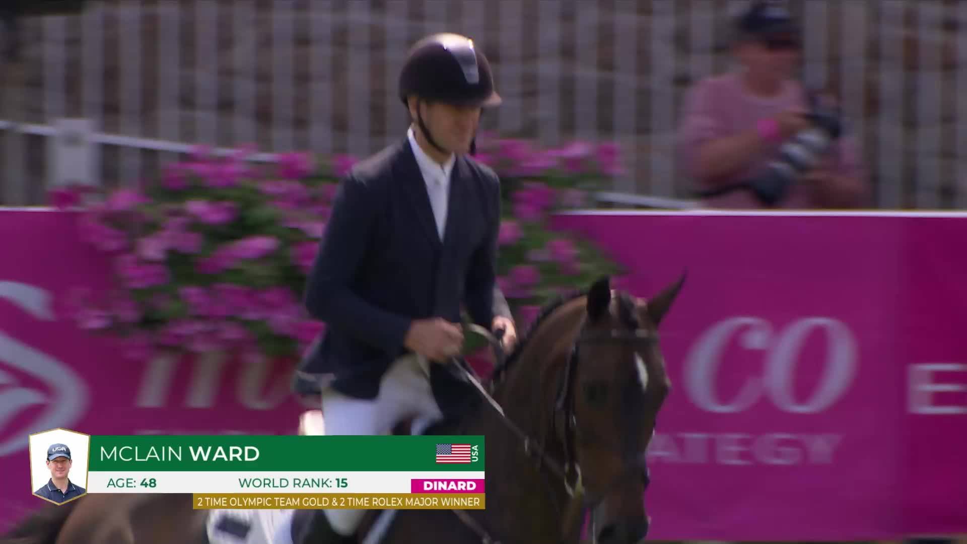 Mclain Ward avec Callas - CSI 5* Dinard 2024 - Parcours initial