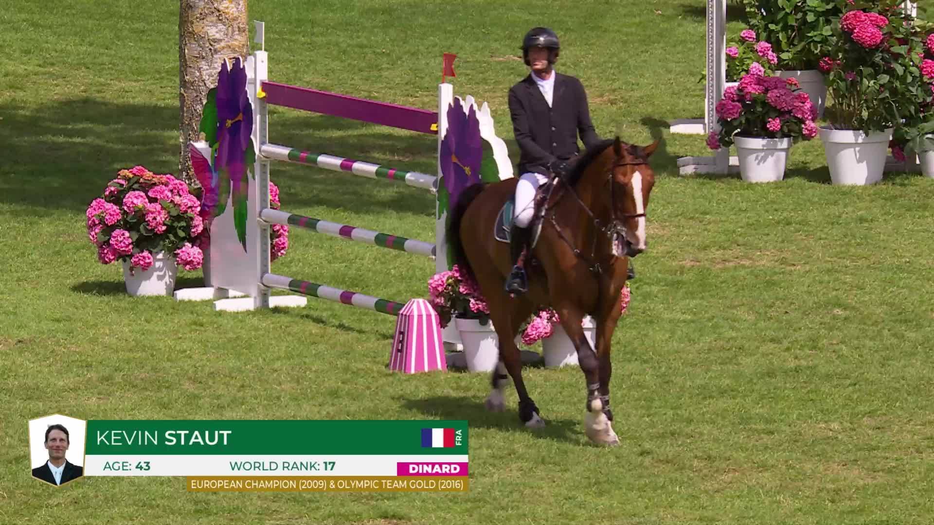 Kevin Staut avec Beau de Laubry Z - CSI 5* Dinard 2024 - Parcours initial