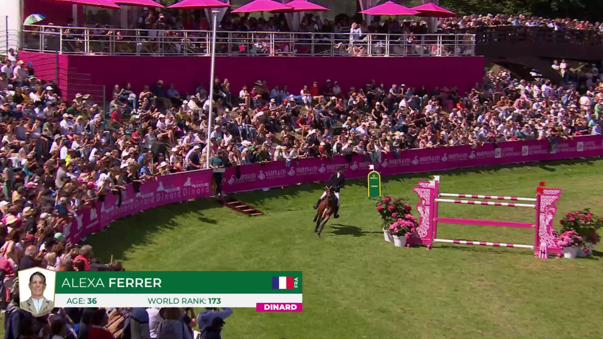 Alexa Ferrer avec Vitalhorse Naiade d'Elsendam Z - CSI 5* Dinard 2024 - Parcours initial