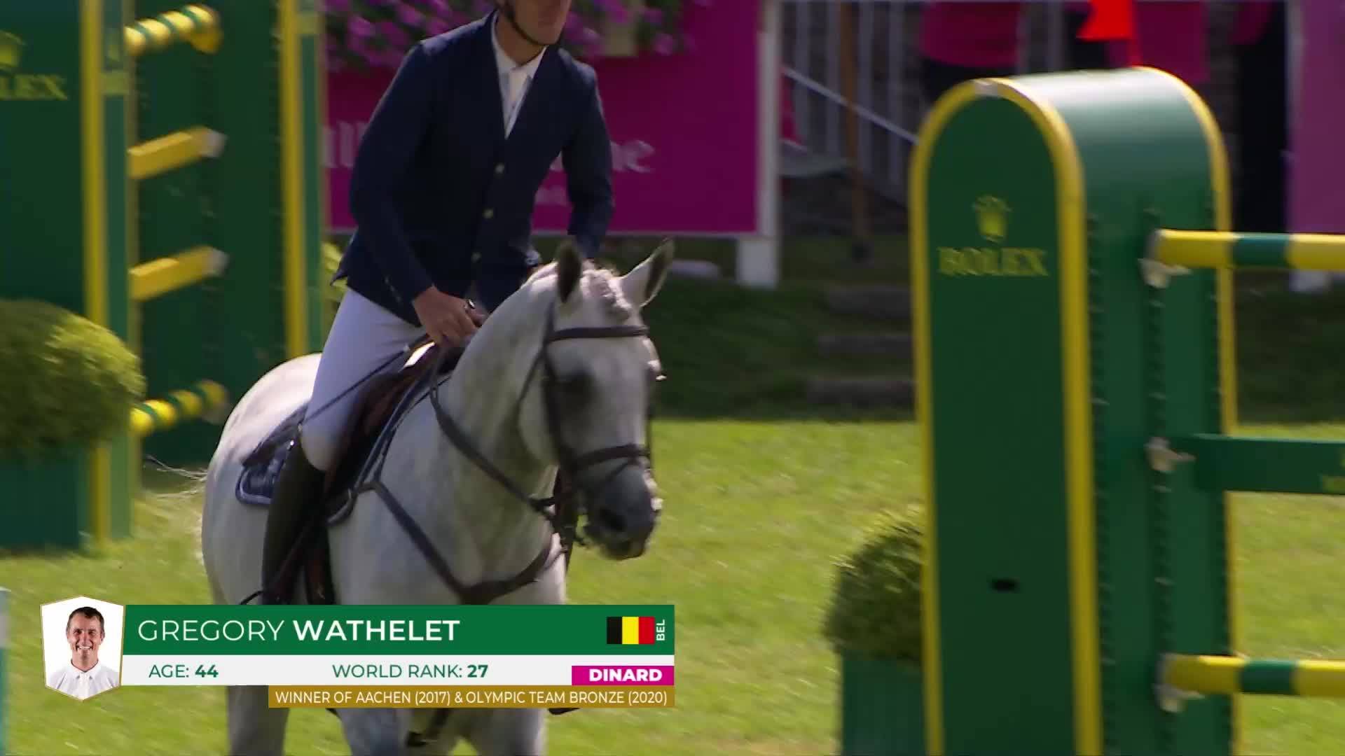 Gregory Wathelet avec Fahrenheit de Vains - CSI 5* Dinard 2024 - Parcours initial