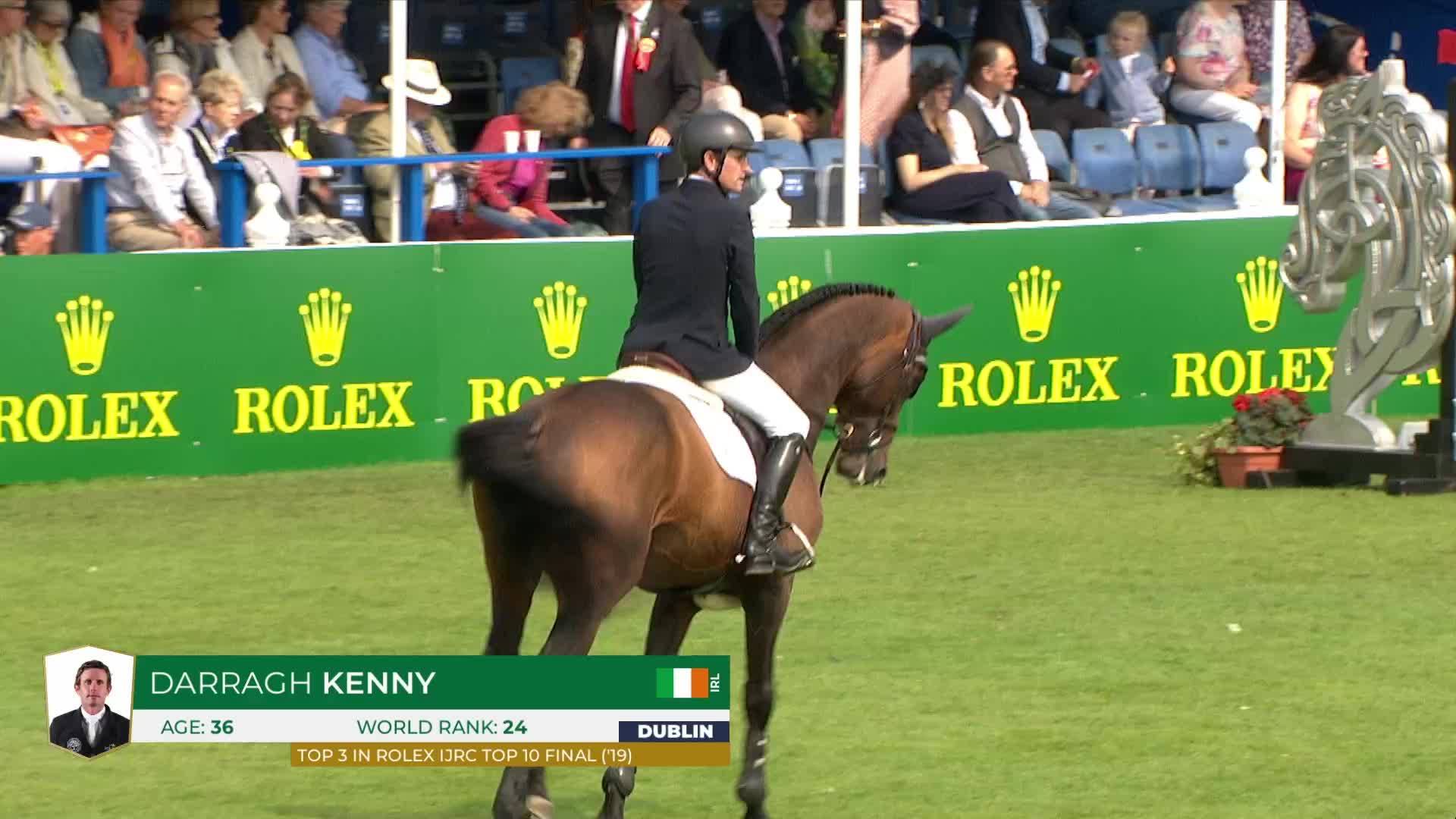 Darragh Kenny avec Hamrah Van Het Exelhof Z - Dublin Horse Show 2024 - Manche 1