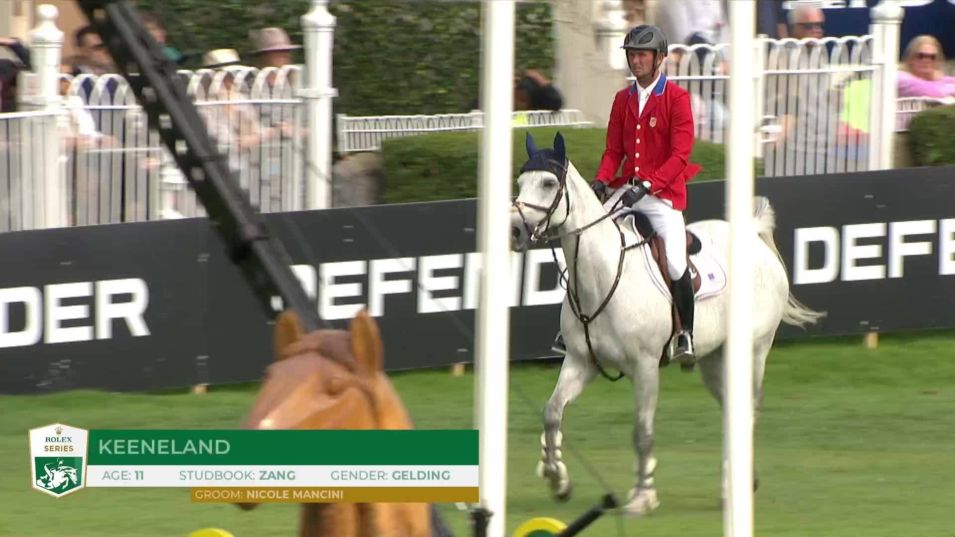 Laura Kraut avec Bisquetta - Dublin Horse Show 2025 - Manche 1