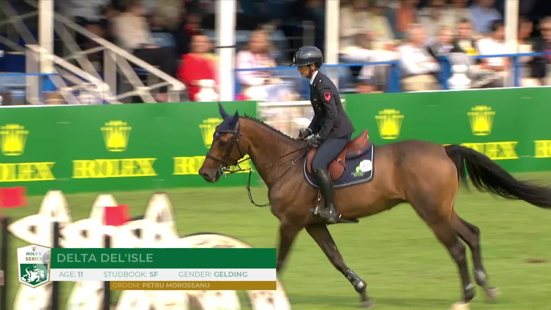 Giulia Martinengo Marquet avec Delta Del'isle - Dublin Horse Show 2024 - Manche 1