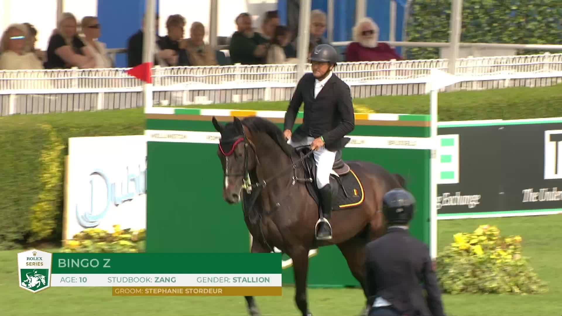 Rodrigo Pessoa avec Major Tom - Dublin Horse Show 2025 - Manche 1